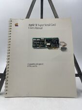 Vintage Apple II Super Serial Card User's Manual 1985 030-1258-A picture
