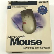 Vintage Microsoft Mouse 2.0 Windows 95 Used In Box - Disks not included picture