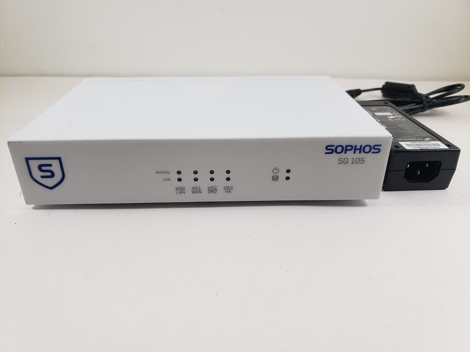 Sophos SG-105 Rev.2 Firewall W/ Power Supply needs AC Cord-Tested and Works