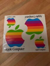 VTG  Apple Computer Rainbow Decals (4) picture