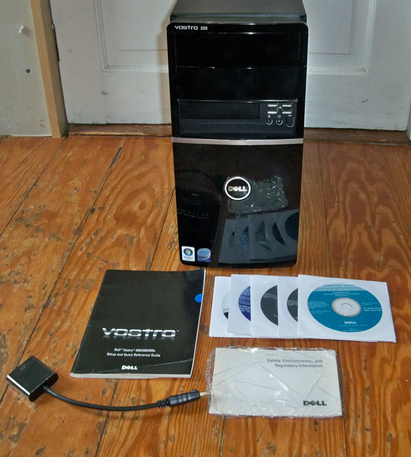Dell Vostro 220 Retro Vintage Windows XP Gaming PC SSD NVIDIA + Games + Extras