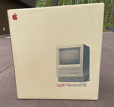 Vtg 1988 Apple Macintosh SE Mac Computer ORIGINAL EMPTY BOX and Owners Manual picture