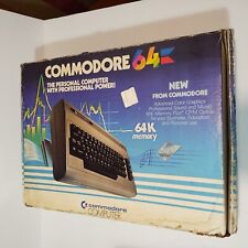 Commodore 64 Computer System in original box with cords  Tested- Powers on picture