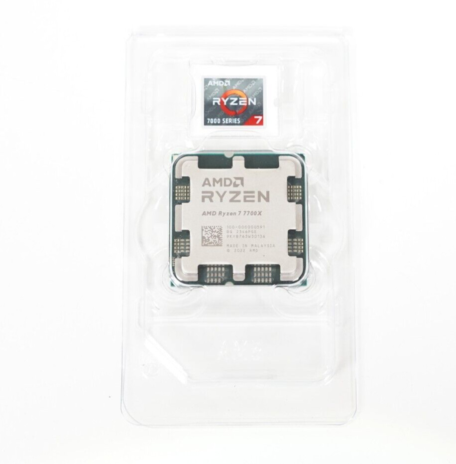 AMD Ryzen 7 7700x Processor (5.4 GHz, 8 Cores, LGA 1718/Socket AM5) Tray