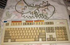 Compaq Mechanical Keyboard PS2 Connection Enhanced II Untested RARE Vintage 80s picture