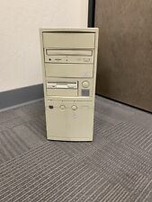 Vintage Baby AT Computer Tower Case with PSU + CD Drive/Floppy - READ picture