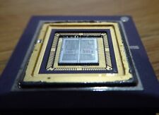Vintage Integrated Circuit CPU with cap removed for display picture