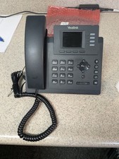 Yealink SIP-T33G IP Phone 4-LineSpeakerphone VoIP Desk Phone Black w/ Power Sply picture