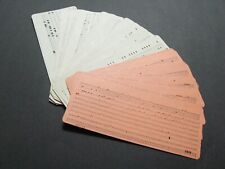 25pcs VINTAGE MAINFRAME COMPUTER PUNCH CARDS. 80-column format. circa 1970s. picture