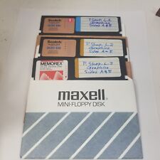 Vintage Apple II Print Shop L.1 L.2 L.3 Graphics Software 5.25” Floppy Disk picture