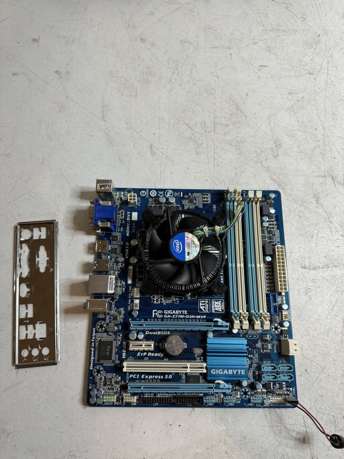 GIGABYTE GA-Z77M-D3H-MVP LGA1155 DDR3 Intel Z77 Micro ATX Motherboard