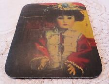 MOUSE PAD DOLL Vintage Computer 1990's Beautiful Antique Chinese Doll Design picture