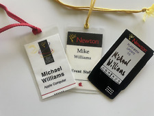Vintage Apple Computer NEWTON show badges picture