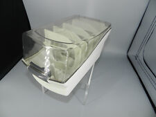 Vintage FELLOWES DISKETTE TRAY Floppy Disk Holder USA Soft Works Storage Plastic picture