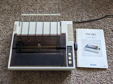 Vintage Epson RX-80 P80RA Dot Matrix Printer - Powers On picture