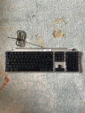 Vintage OEM Apple M7803 Pro USB Wired Keyboard Clear Black 2000 picture