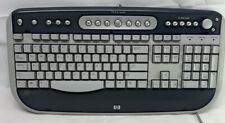 Vintage HP SK-2565 USB Keyboard Internet Multimedia Volume Knob Authentic OEM picture