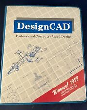 Vintage DesignCAD Professional CAD System 5-1/4 Floppy Disks picture