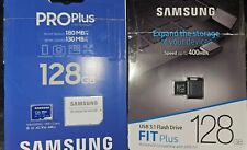 Samsung 128GB Fit Plus USB 3.1 Flash Drive + Pro Plus Read 180MB Write 130MB  picture