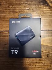 Samsung - T9 Portable SSD 4TB, Up to 2,000MB/s, USB 3.2 Gen2 - Black*BRAND NEW* picture