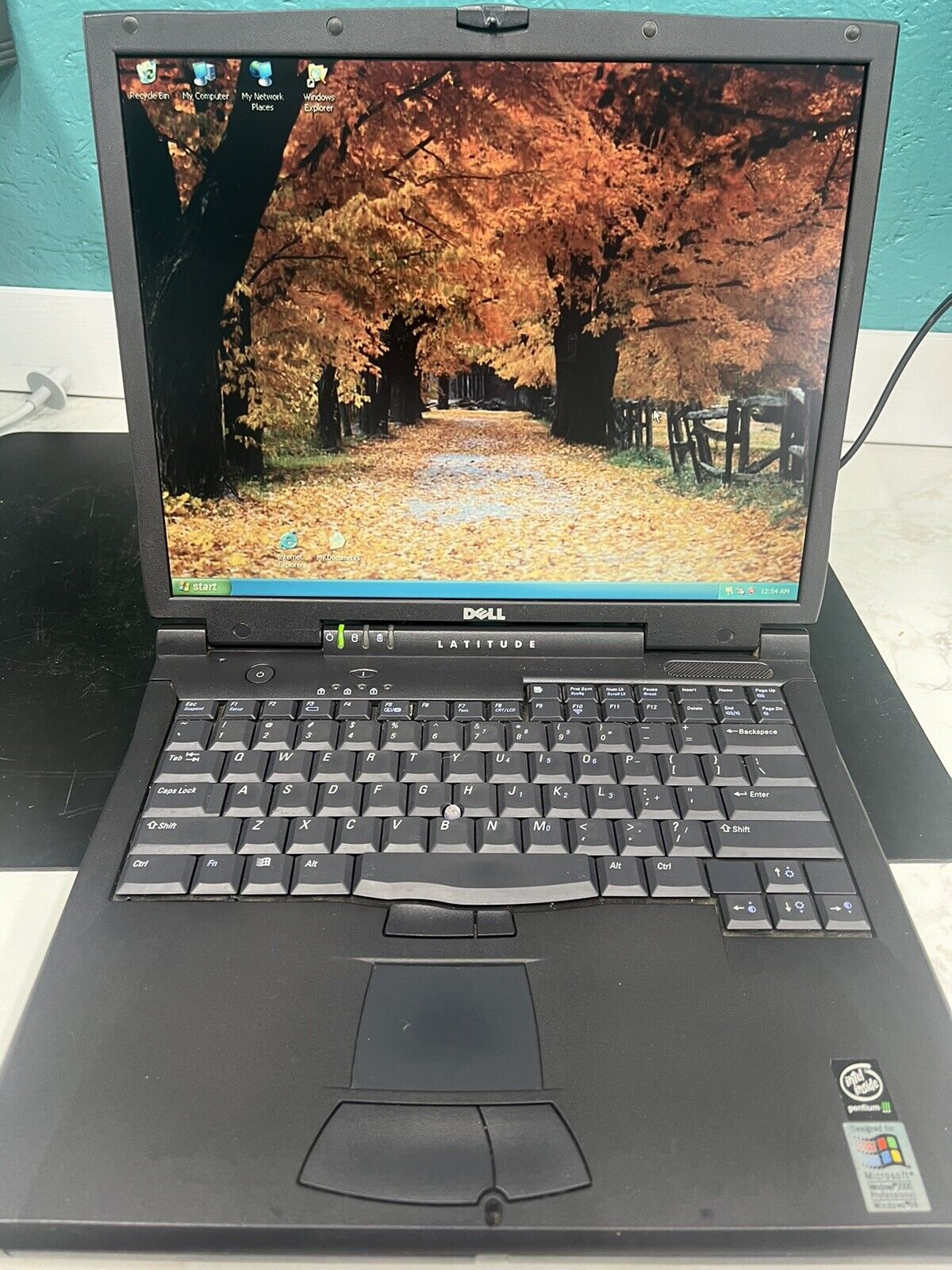 Vintage Dell C800 Boots Up And Runs. Windows XP- Pretty Fast-Nice READ