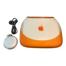 Apple iBook G3 M2453 Clamshell Orange Clementine Laptop OS 9 Vintage picture
