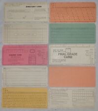 Vintage IBM FORTRAN COBOL COURSE Computer Data Punch Cards - RARE picture