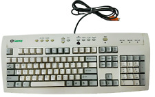 Vintage Gateway PC Computer Clicky Mechanical Keyboard G9900H Beige PS2 picture