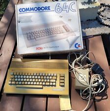 COMMODORE 64C Vintage COMPUTER In Box w/ Original Receipt - TESTED picture