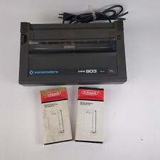 Commodore 64 MPS 803 IEC Printer Untested Powers On 3 Ribbons Included picture