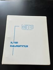 Rare MITS Altair 8800 Short Course Documentation Binder with manuals picture