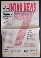 Vintage Apple Mac Intro News Vol 2 No 2 May 1991 - System 7 Introduction picture