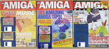 (3) CU Amiga Magazines w/Disks©1994 ART SCHOOL PRO CALC v2 VIDEO TRACKER 2 AGA picture