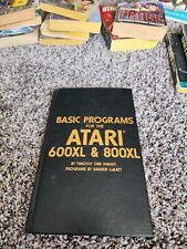 Vintage Computer Books, Basic Programs for the Atari 600XL & 800XL FREE SHIPPING picture