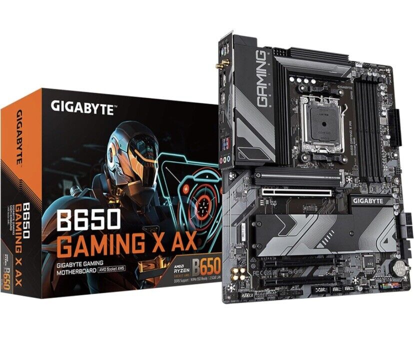 GIGABYTE B650 Gaming X AX (AM5/LGA 1718/AMD/ATX/DDR5/Motherboard) Openbox