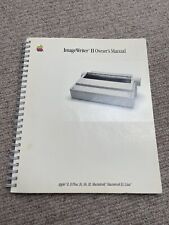 Vintage Apple ImageWriter II Owner's Manual for Apple II/IIPlus/IIc/IIe/III/Mac picture